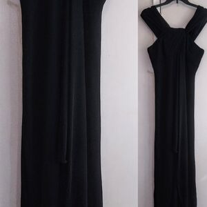 Alex Evenings Black Sleeveless Evening Gown Sz 12